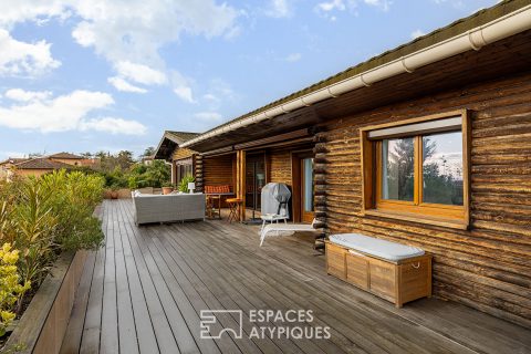 Maison en ossature bois avec vue spectaculaire