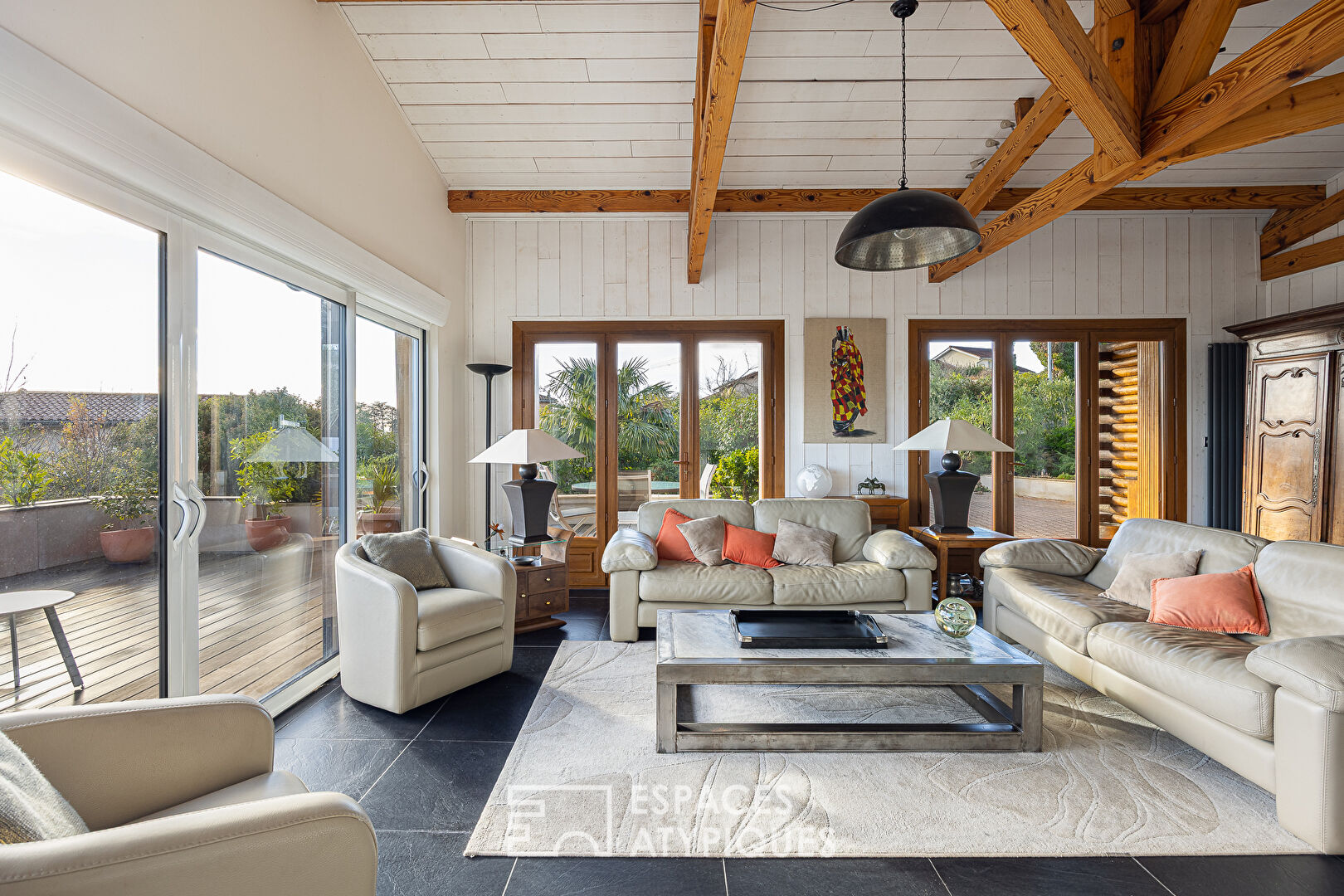 Maison en ossature bois avec vue spectaculaire