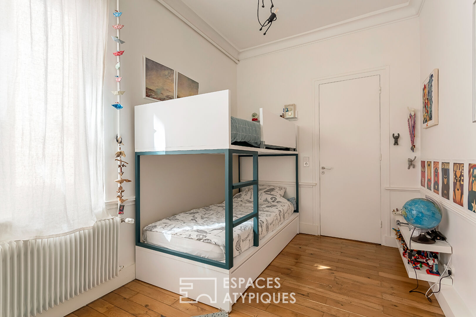 Apartment renovated by an architect with a view of the Rhône