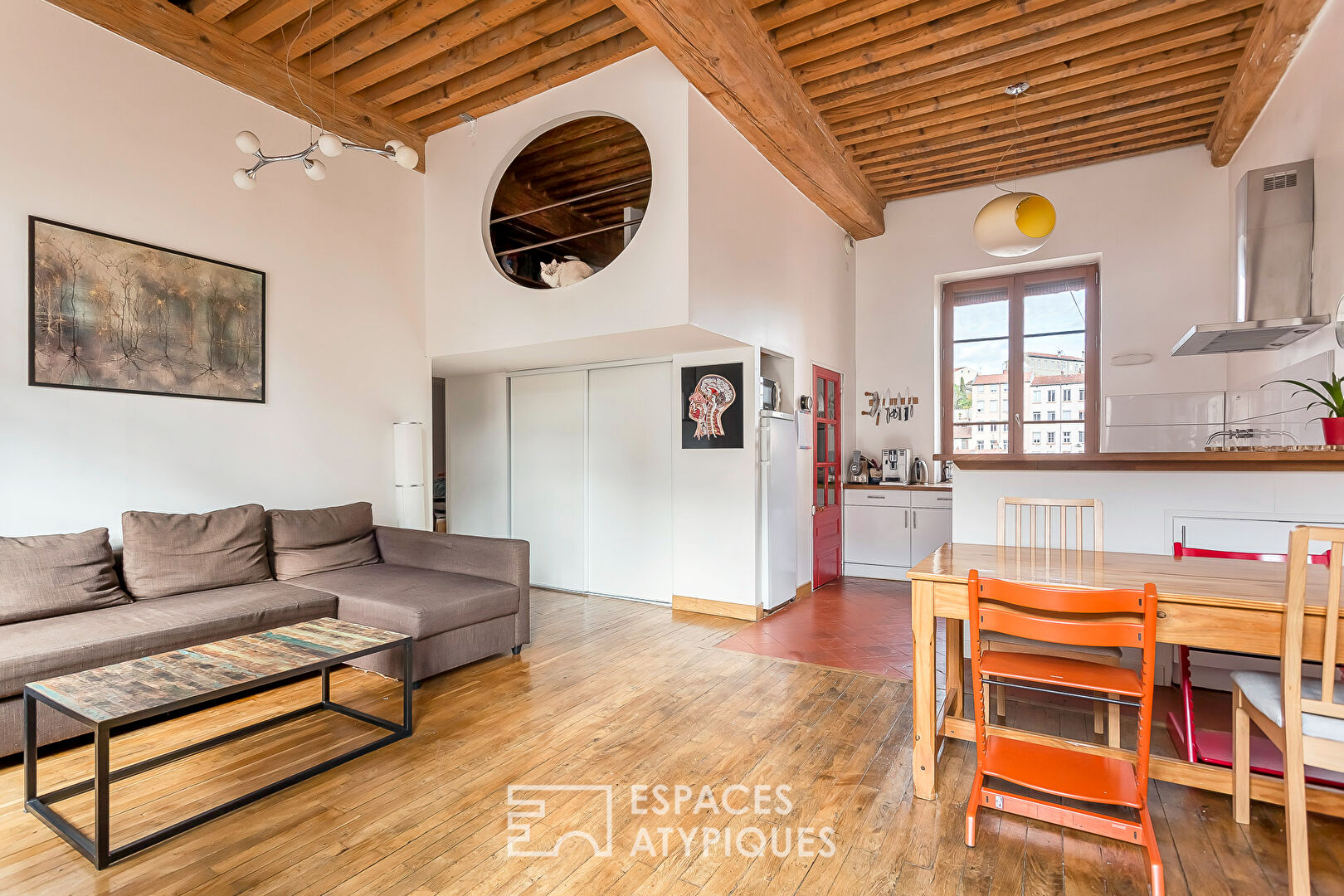 Appartement Canut traversant entièrement rénové
