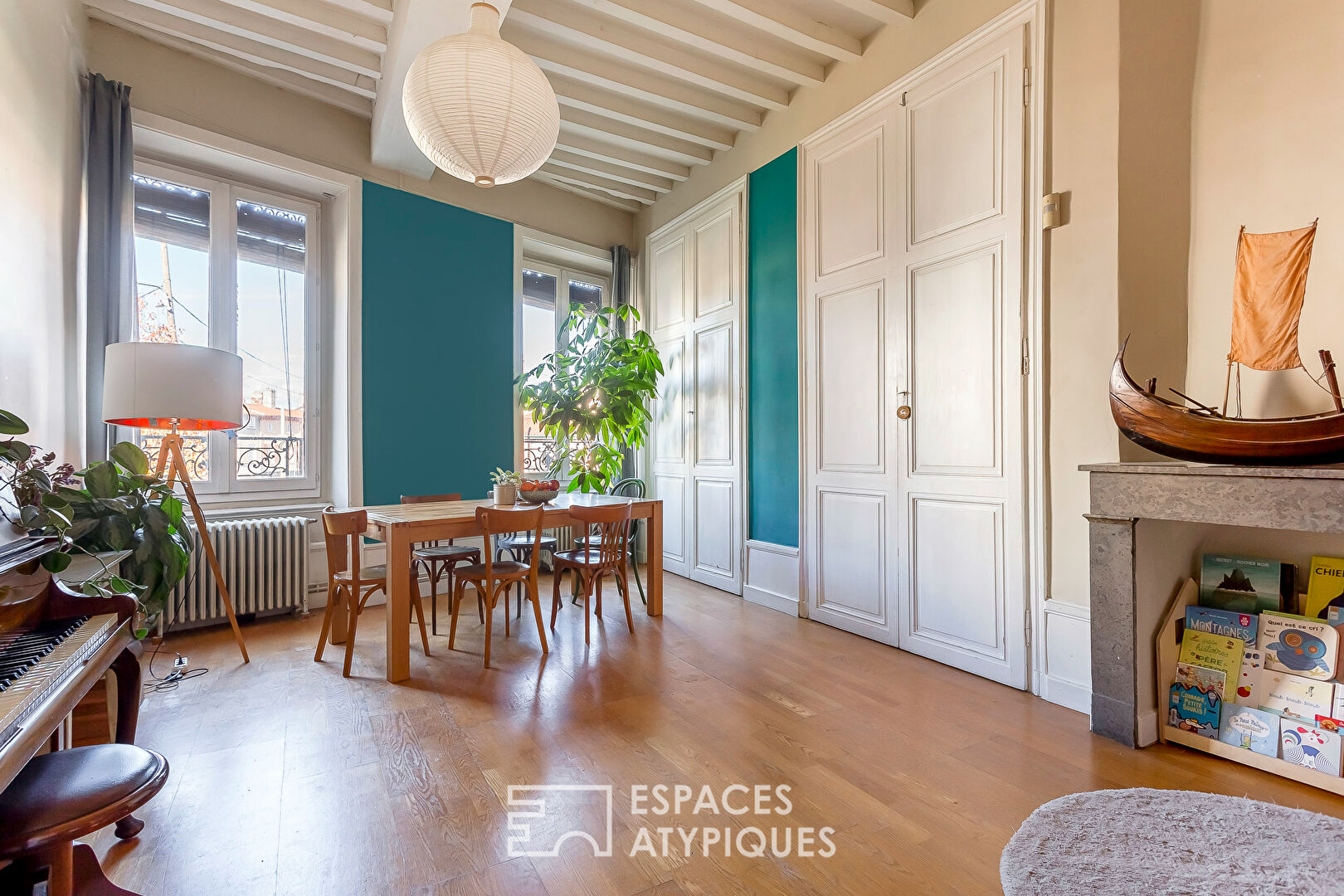 Appartement ancien rénové avec charme