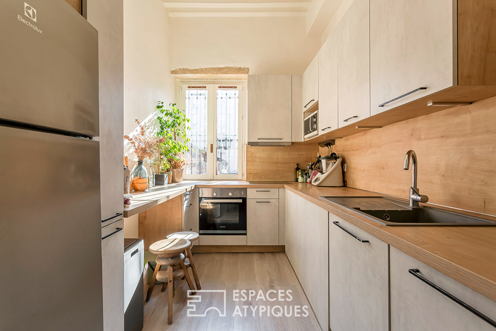 Appartement ancien rénové avec charme
