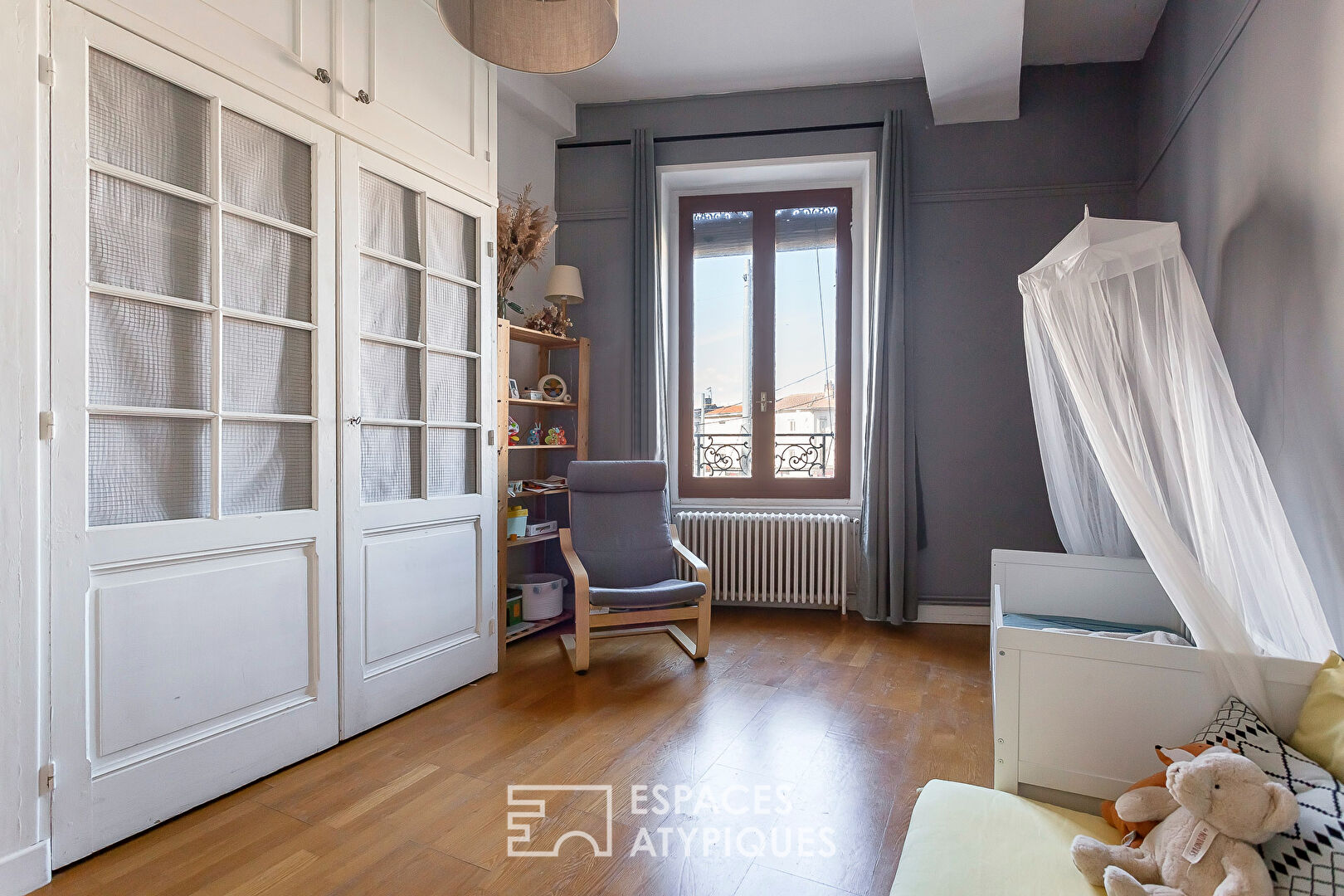 Appartement ancien rénové avec charme