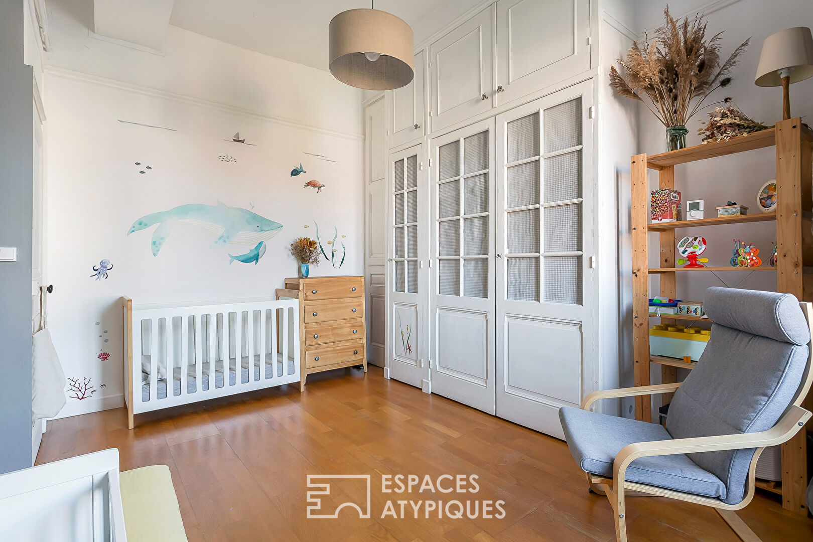 Appartement ancien rénové avec charme