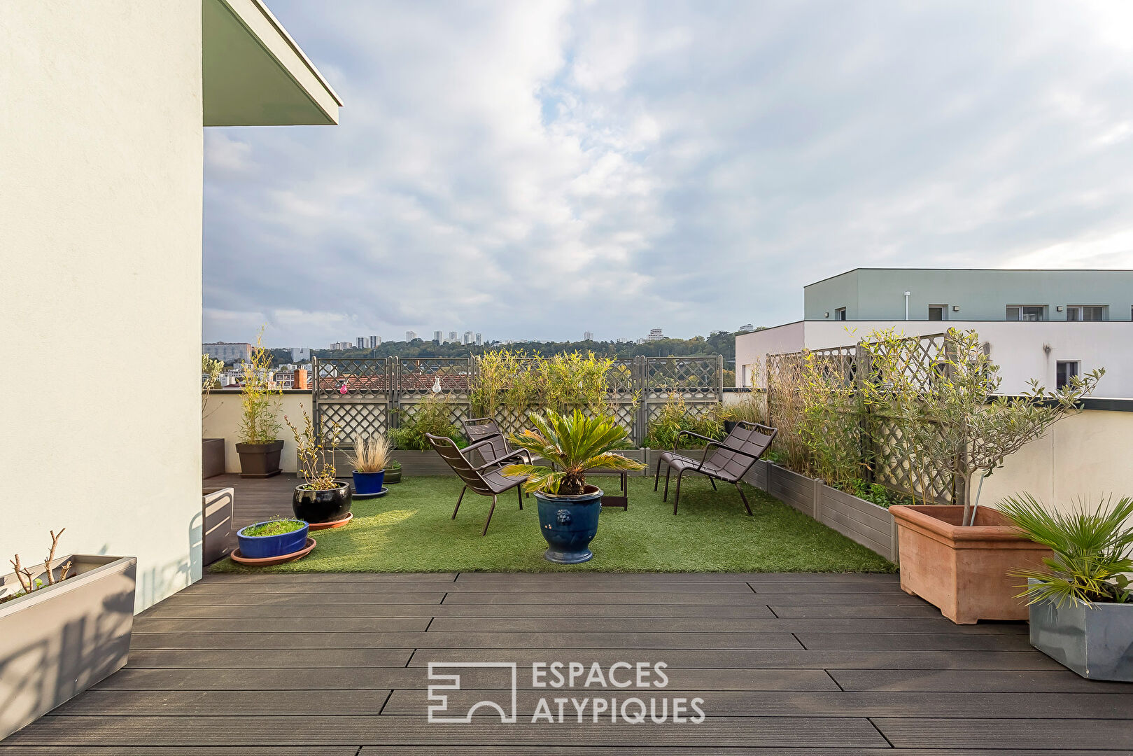 Rooftop avec 140m² de terrasse