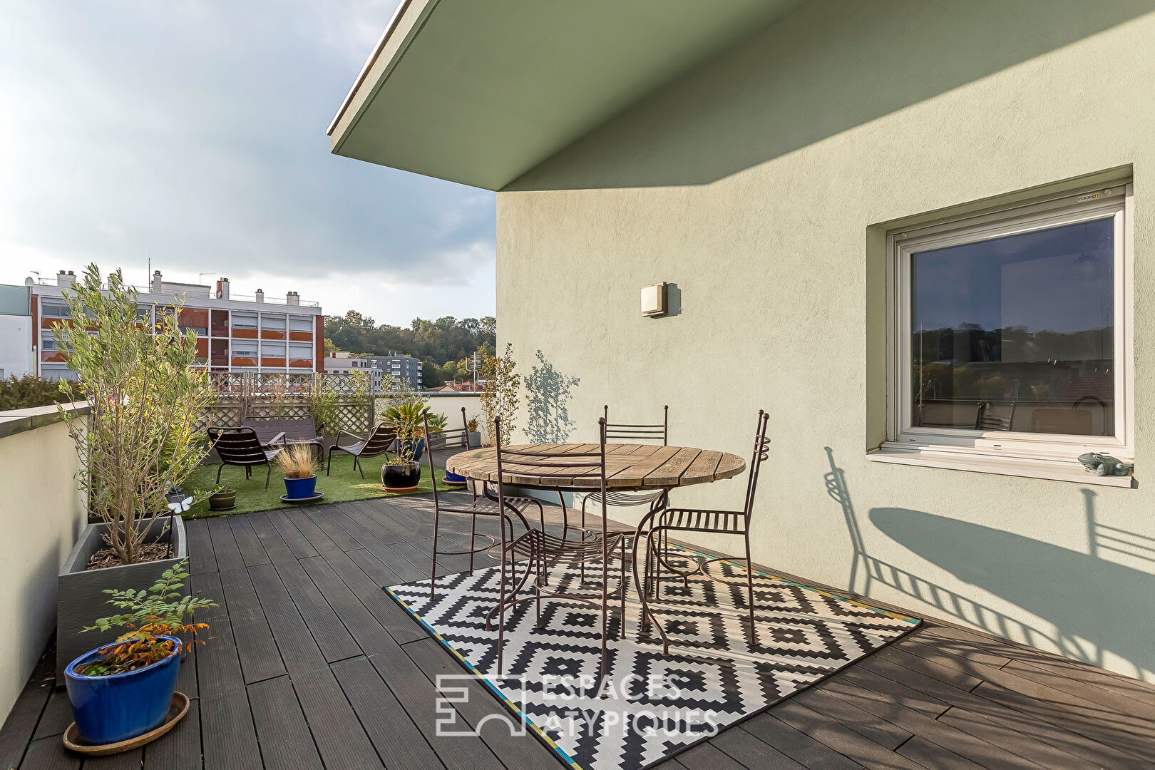 Rooftop avec 140m² de terrasse