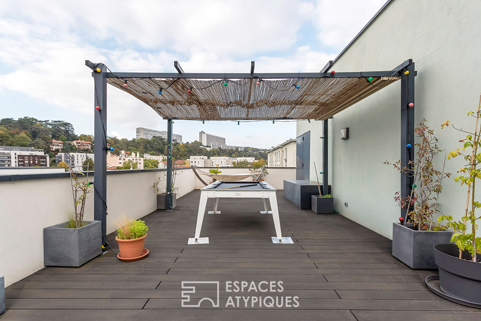 Rooftop avec 140m² de terrasse