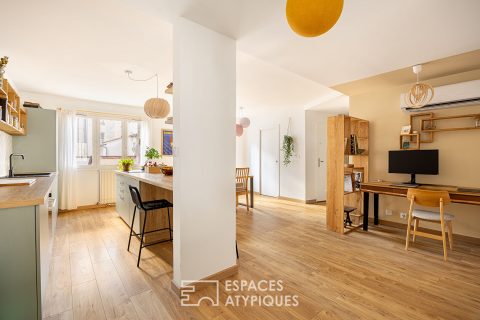 Appartement chaleureux rénové avec balcon à Raspail