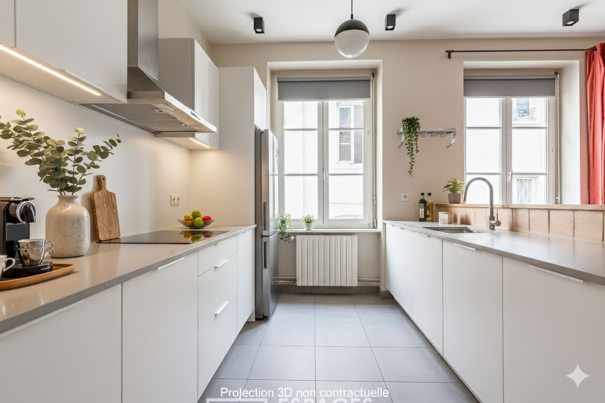 Duplex en dernier etage au coeur de la Préfecture