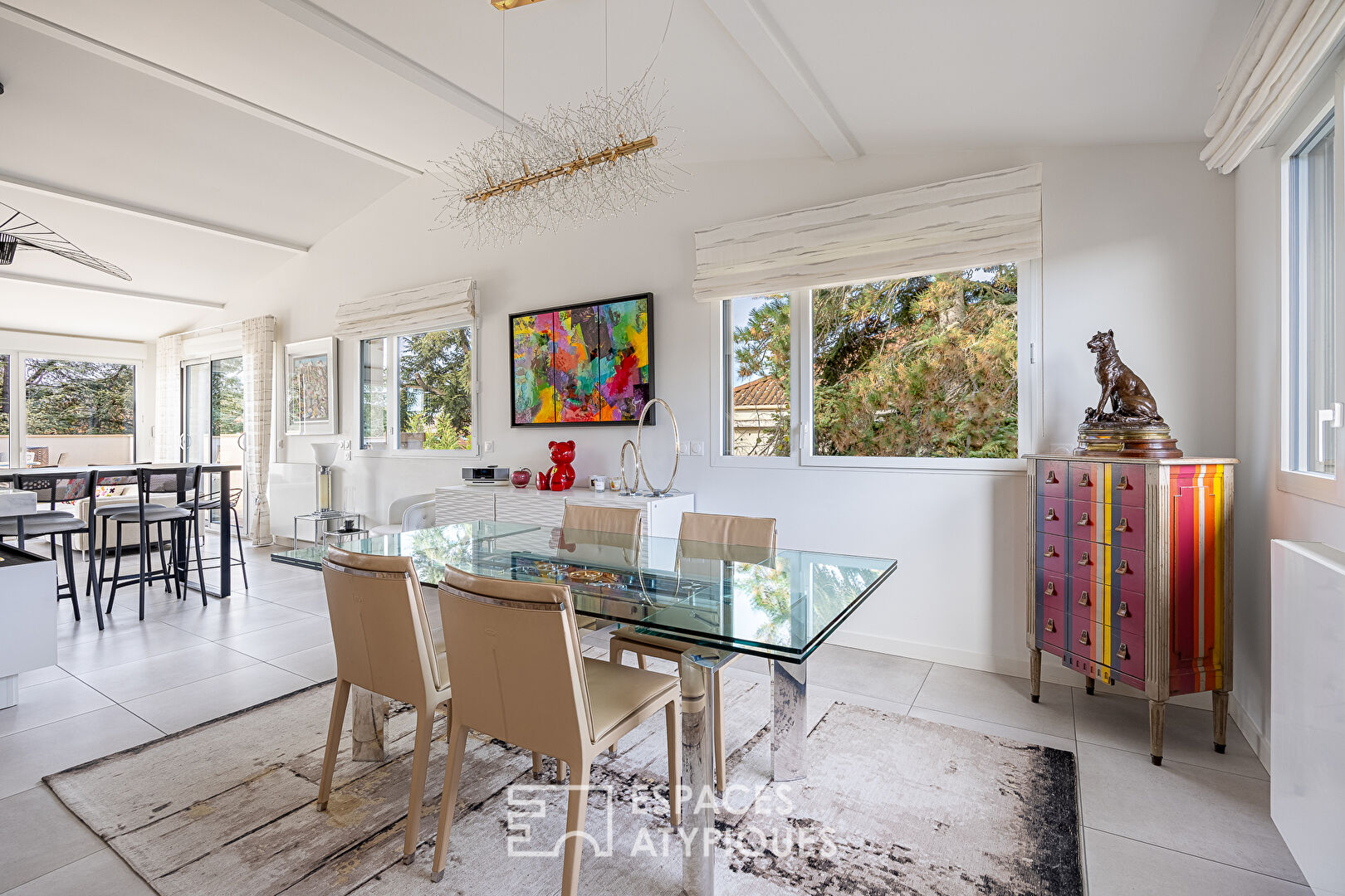 Toit-terrasse contemporain au coeur de Tassin