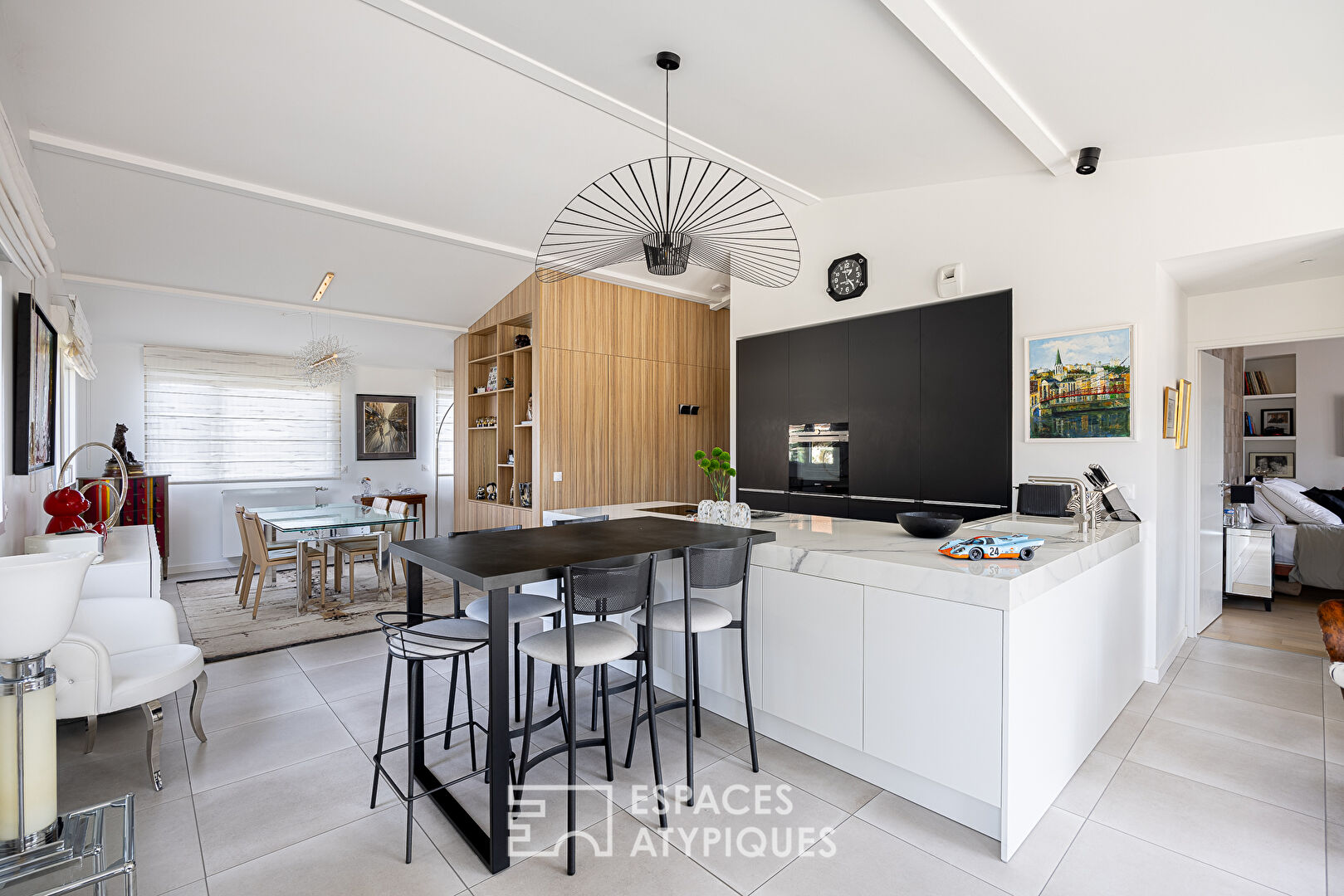 Toit-terrasse contemporain au coeur de Tassin