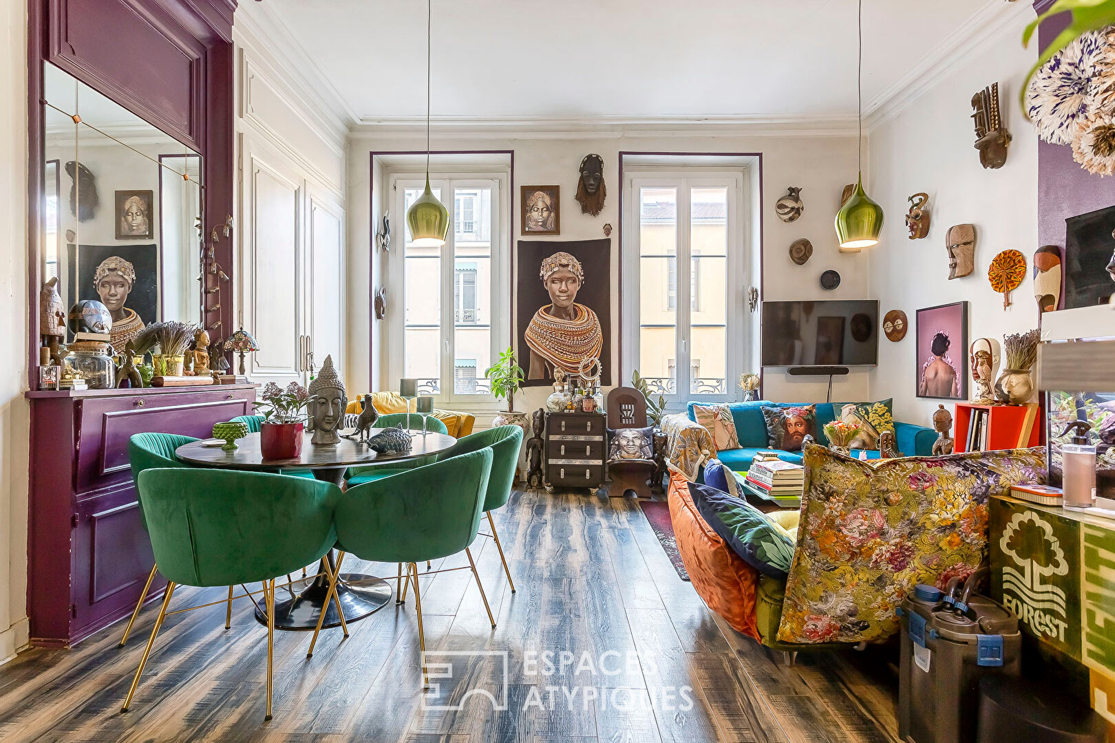 Appartement ancien à proximité de la place Guichard