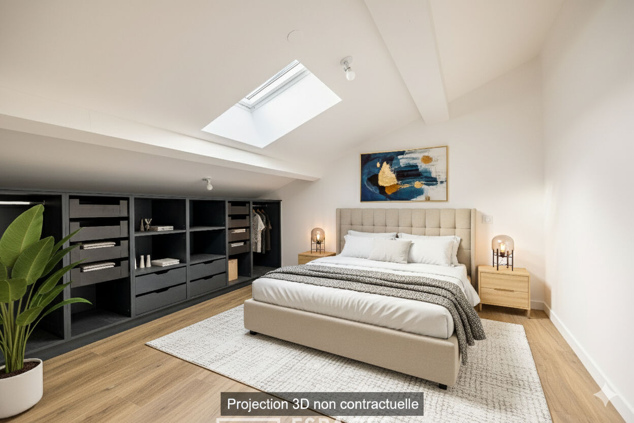 Renovated 2-room apartment on the top floor