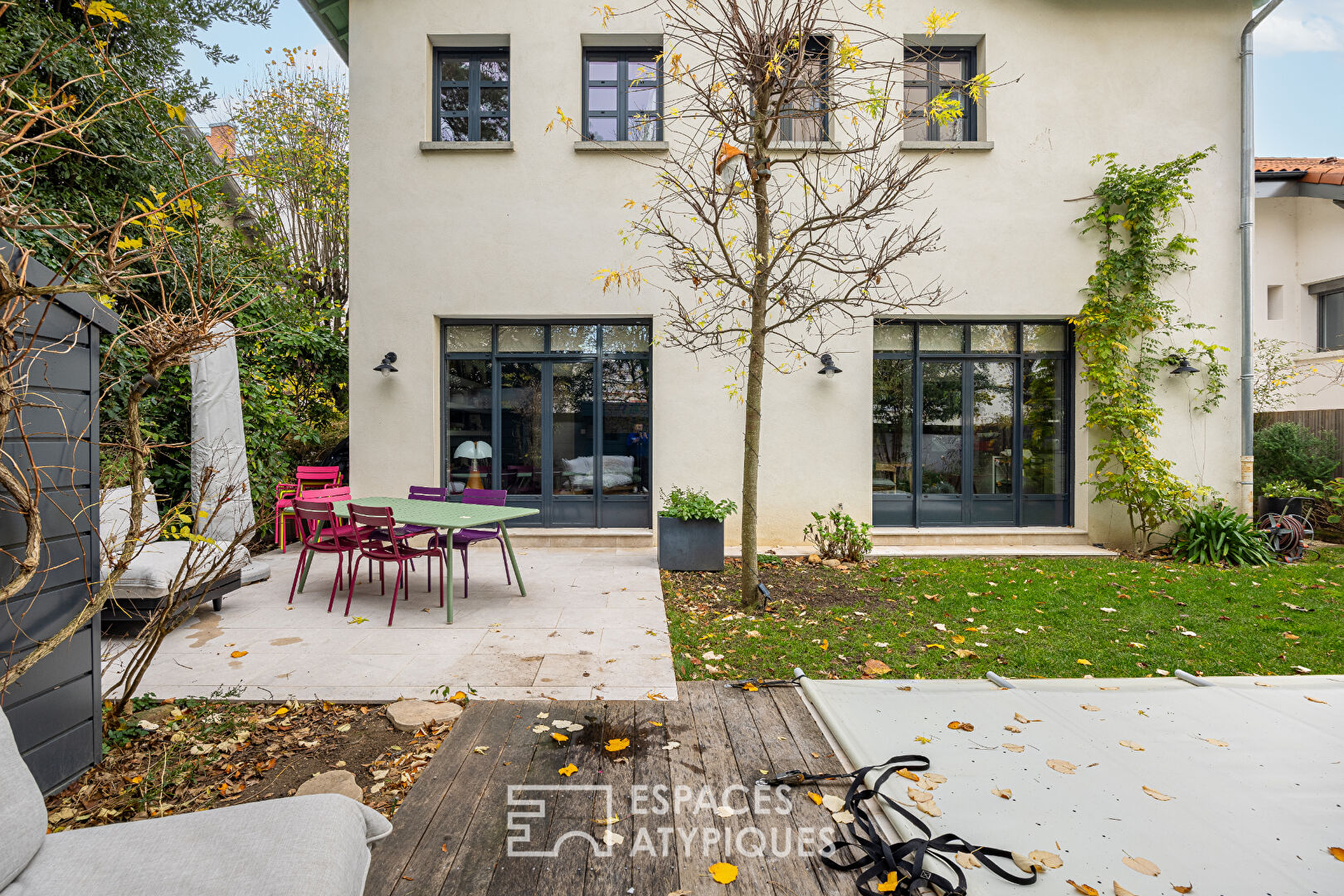 Maison avec jardin et piscine en plein coeur de la Croix Rousse