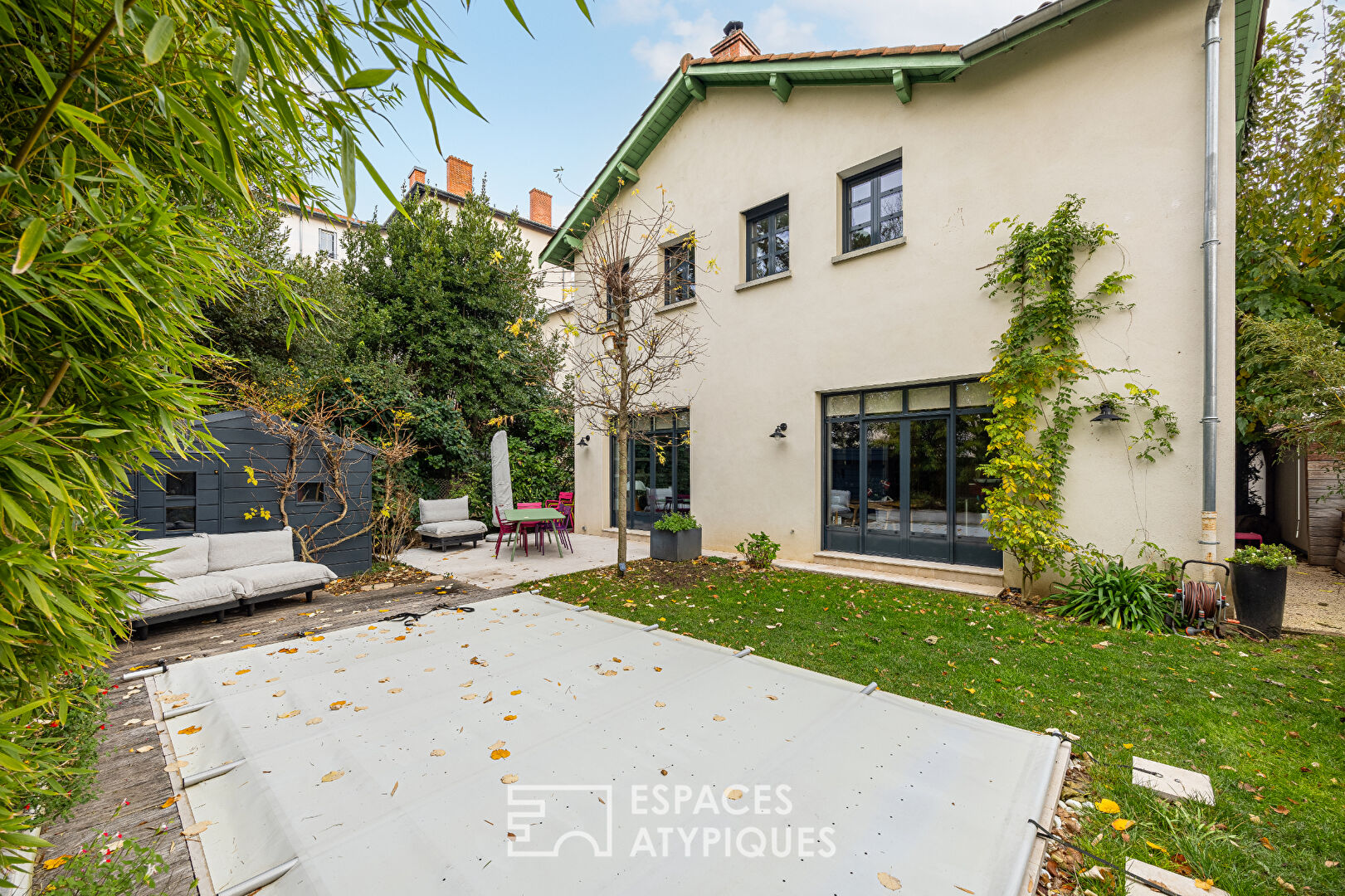 Maison avec jardin et piscine en plein coeur de la Croix Rousse