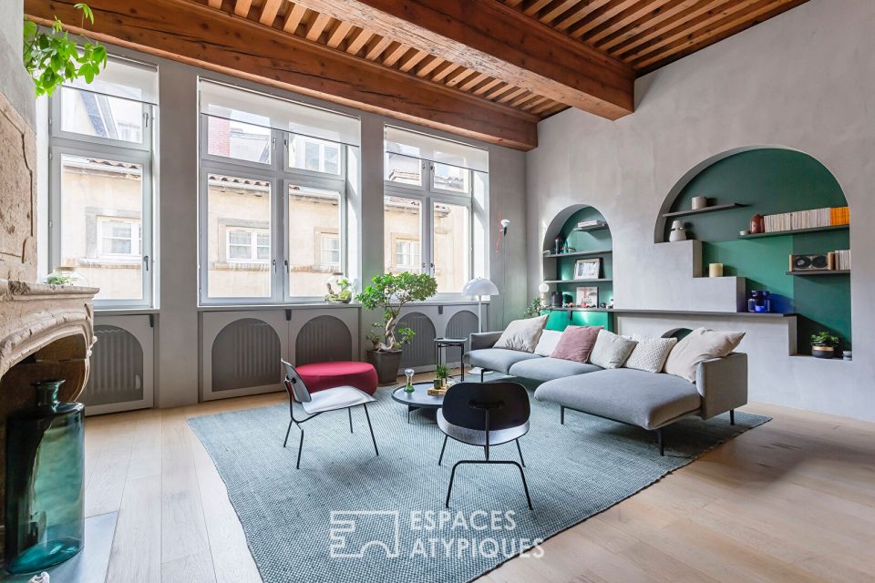Appartement au coeur du vieux Lyon rénové par un architecte