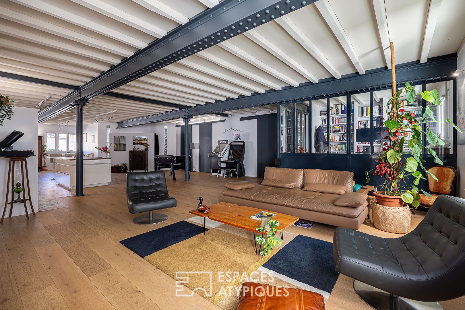 Appartement familial type loft avec vue sur la nature