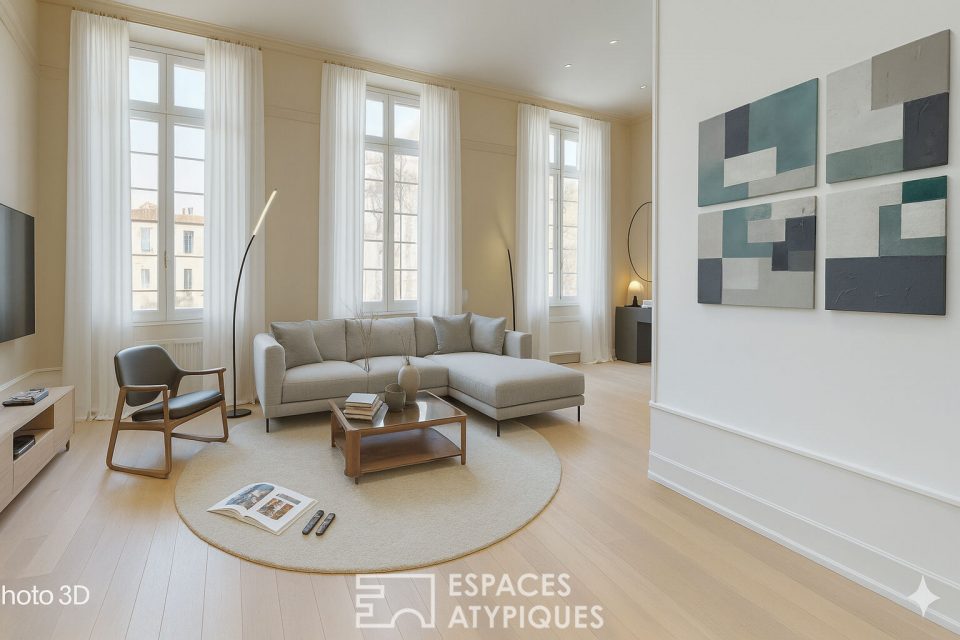 Appartement ancien avec vue sur place historique dans le centre de Vienne