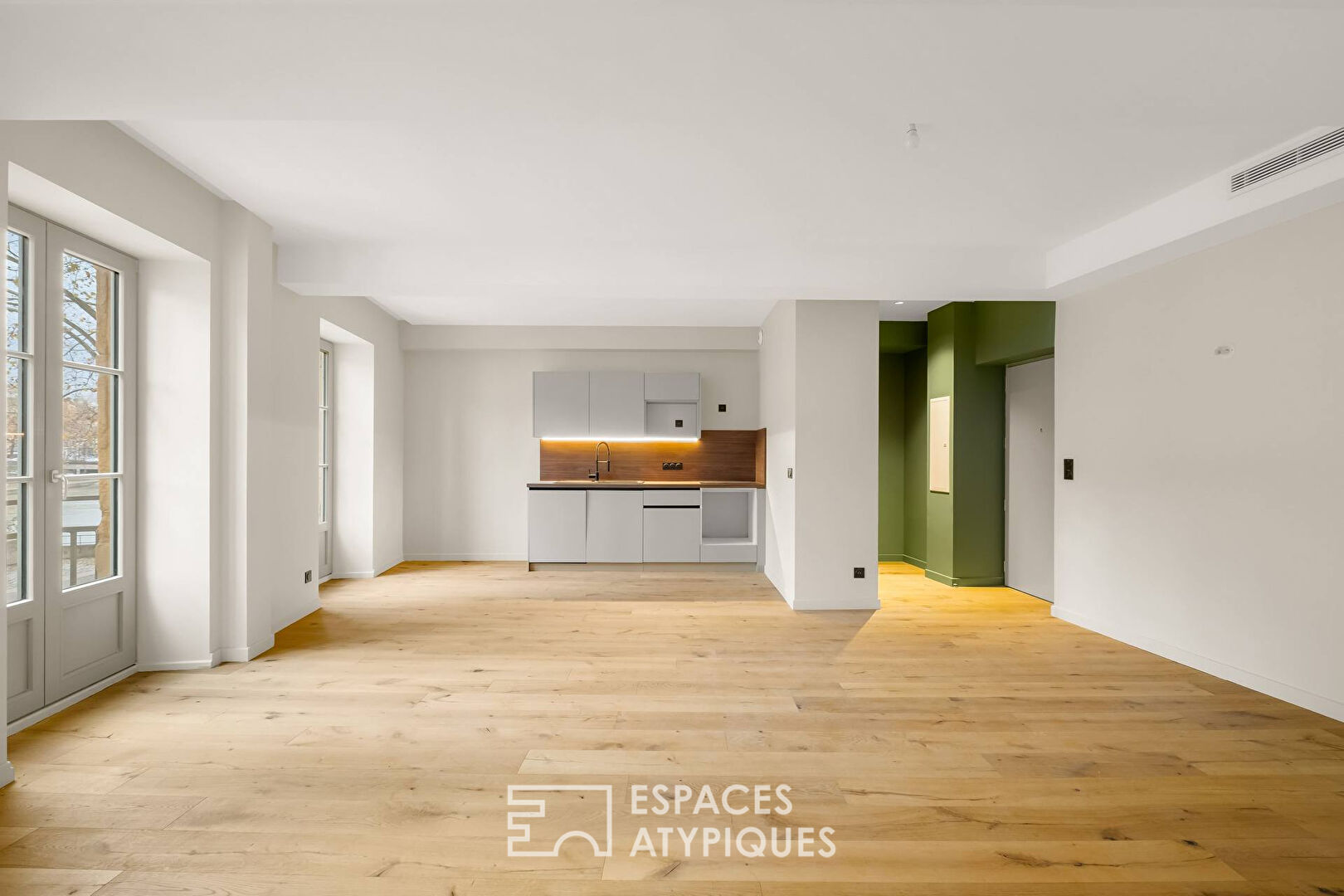 Appartement ancien rénové avec vue sur la Saône