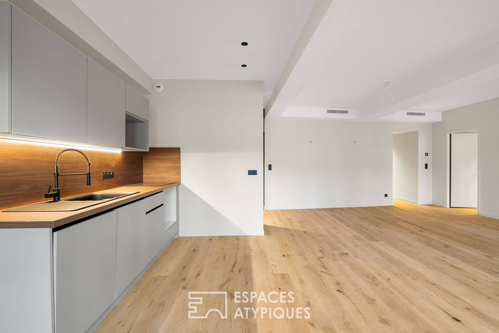 Appartement ancien rénové avec vue sur la Saône