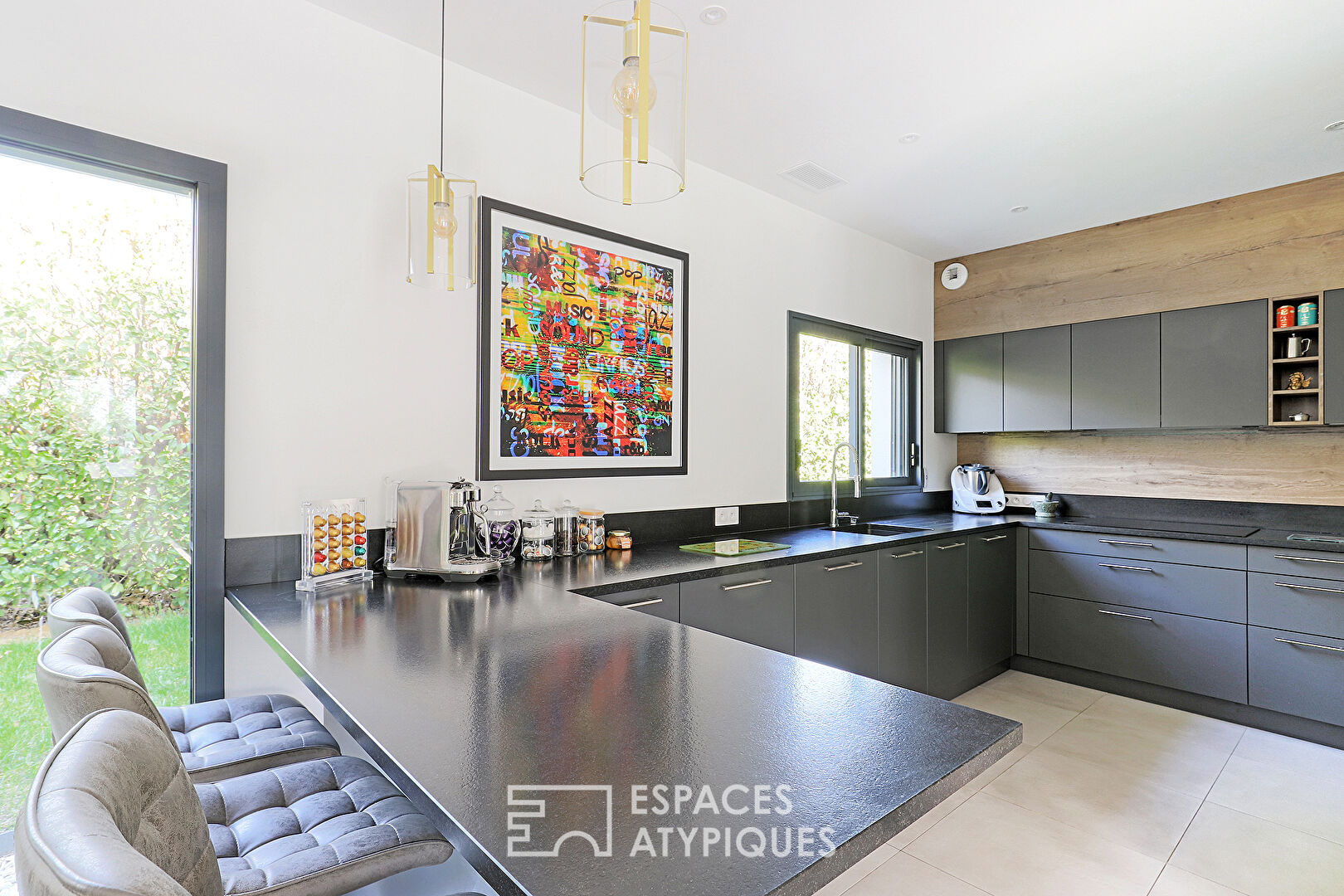 Villa contemporaine à St Cyr au Mont D’Or