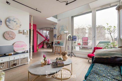 Duplex rénové en dernier étage avec terrasse