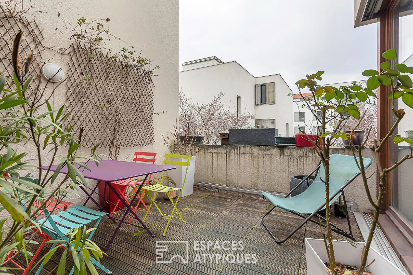 Duplex rénové en dernier étage avec terrasse