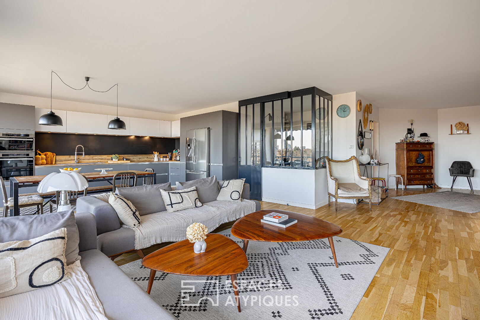 Appartement avec terrasse et vue sur le parc de la tête d&rsquo;or