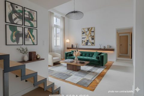 Contemporary renovated apartment in the Ainay district