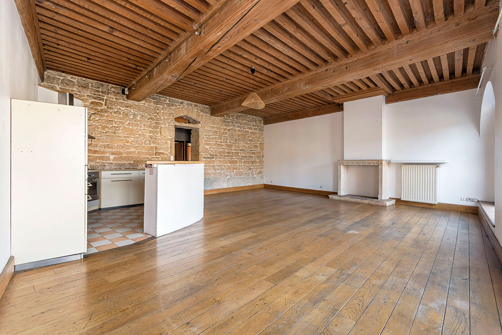 Appartement plein de cachet avec vue sur la Saône