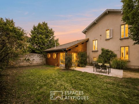 Maison bourgeoise avec extension en fond d&rsquo;impasse au Point-du-Jour