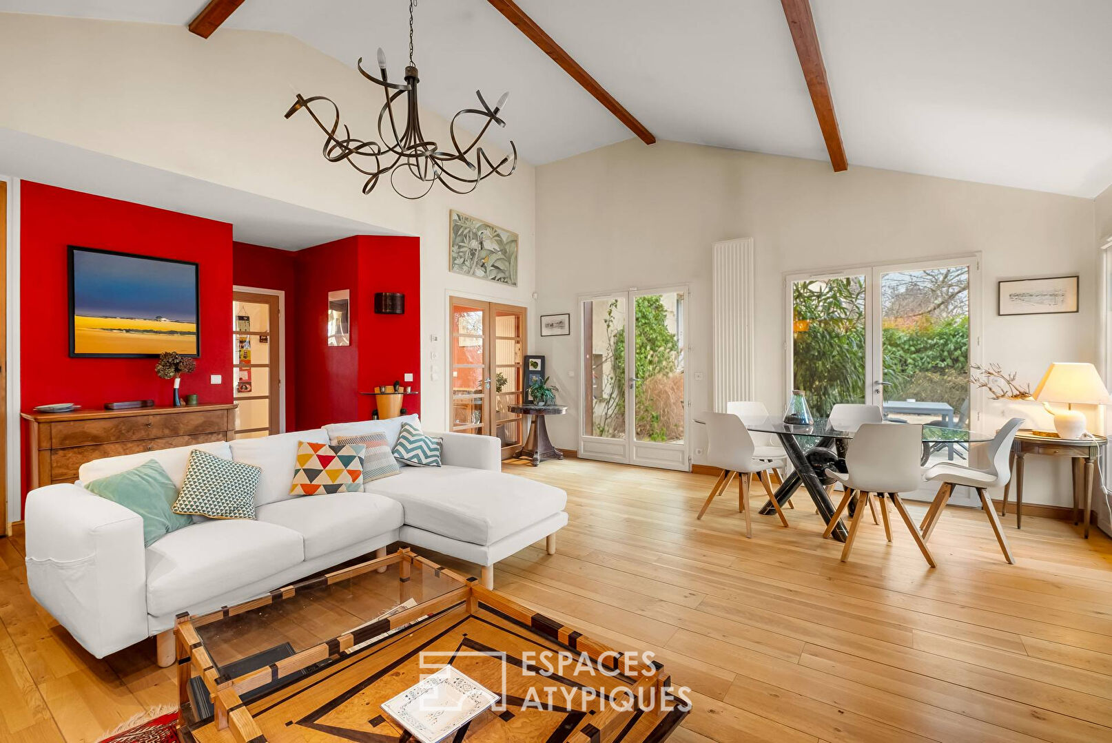 Maison bourgeoise avec extension en fond d&rsquo;impasse au Point-du-Jour