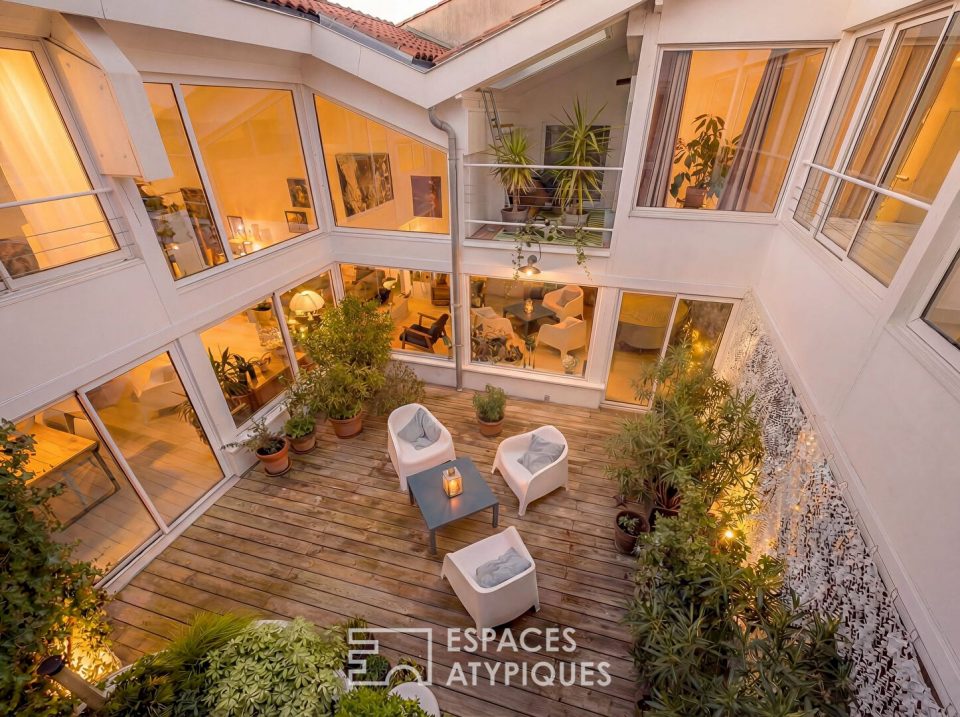 Maison loft atelier au coeur du village de La Tour de Salvagny