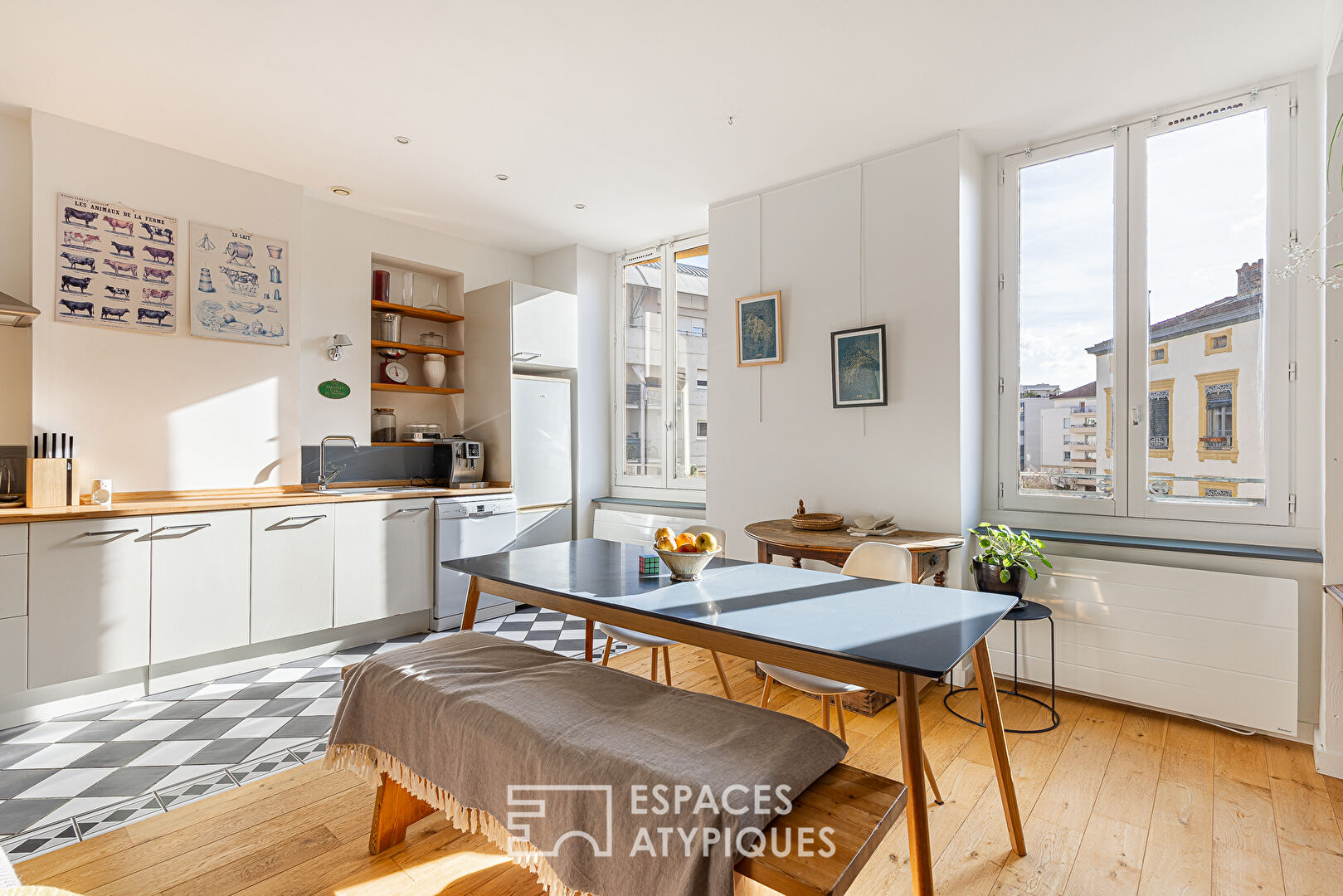 Appartement ancien à la rénovation contemporaine