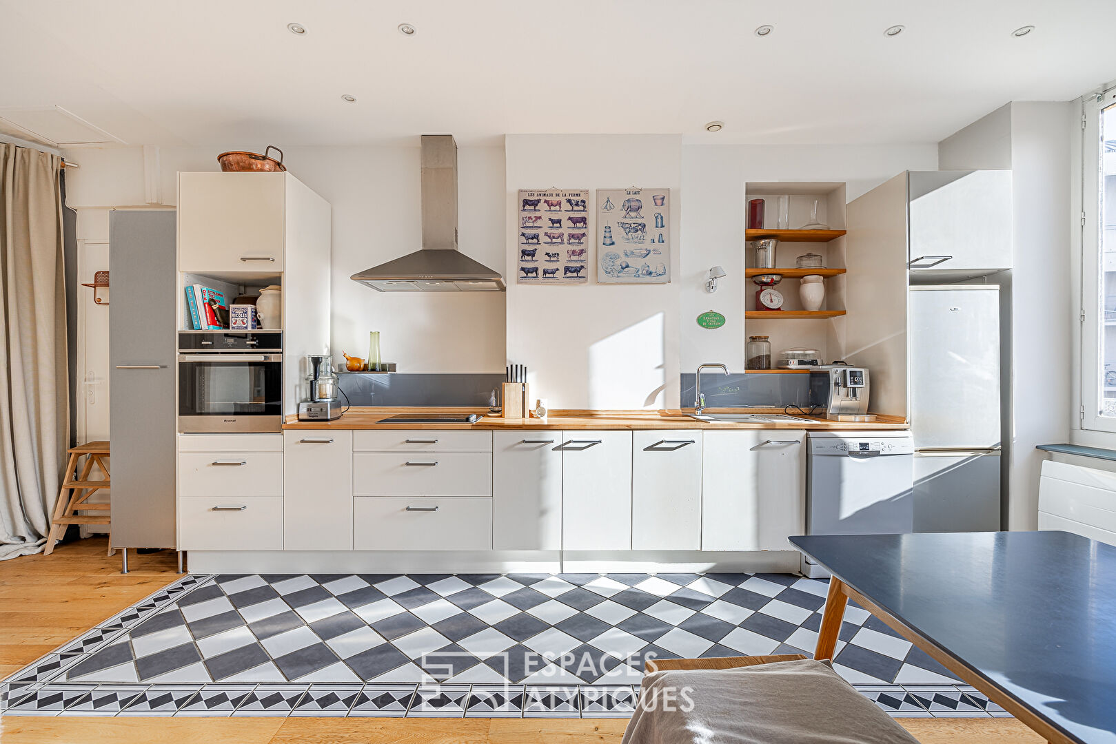 Appartement ancien à la rénovation contemporaine