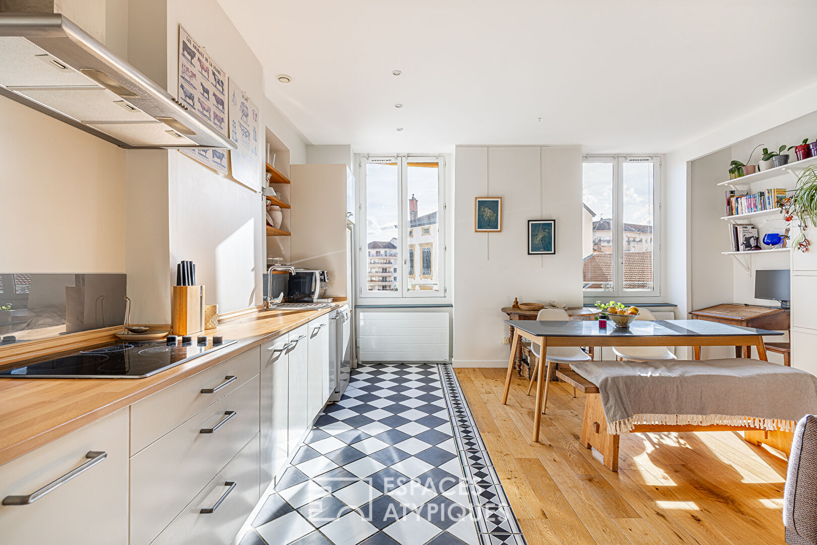 Appartement ancien à la rénovation contemporaine