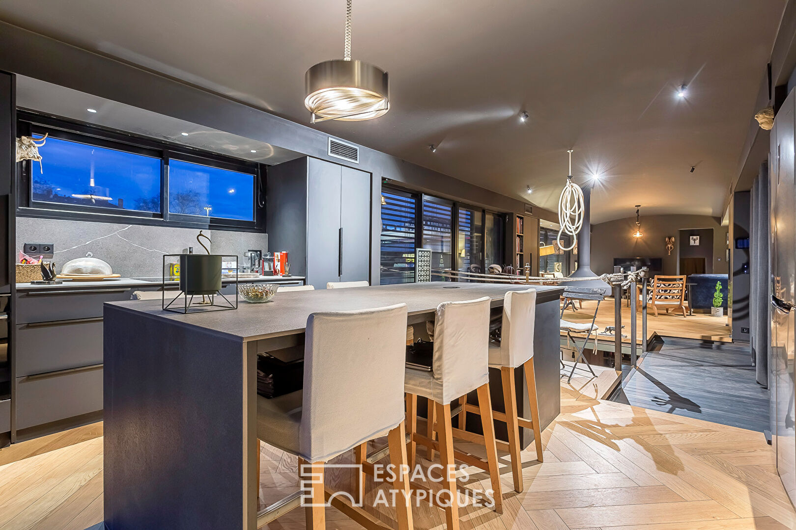 Péniche d&rsquo;exception sur la Saône