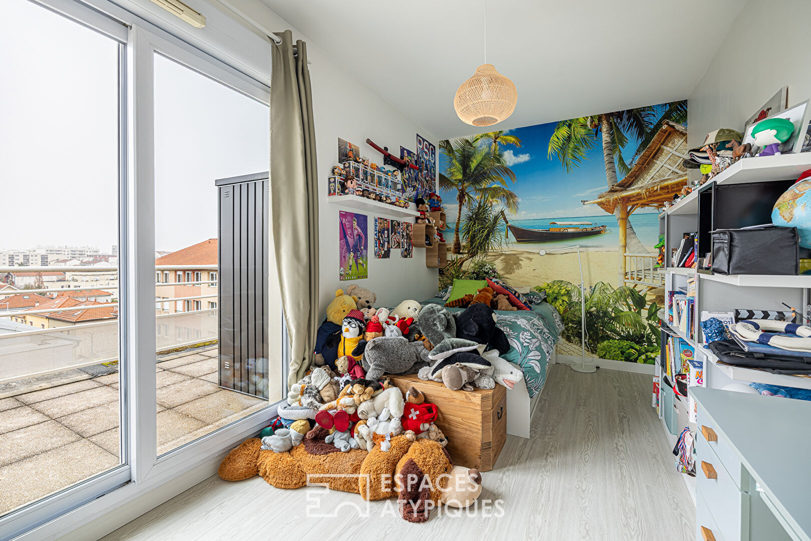 Toit terrasse rénové avec Vue Fourvière