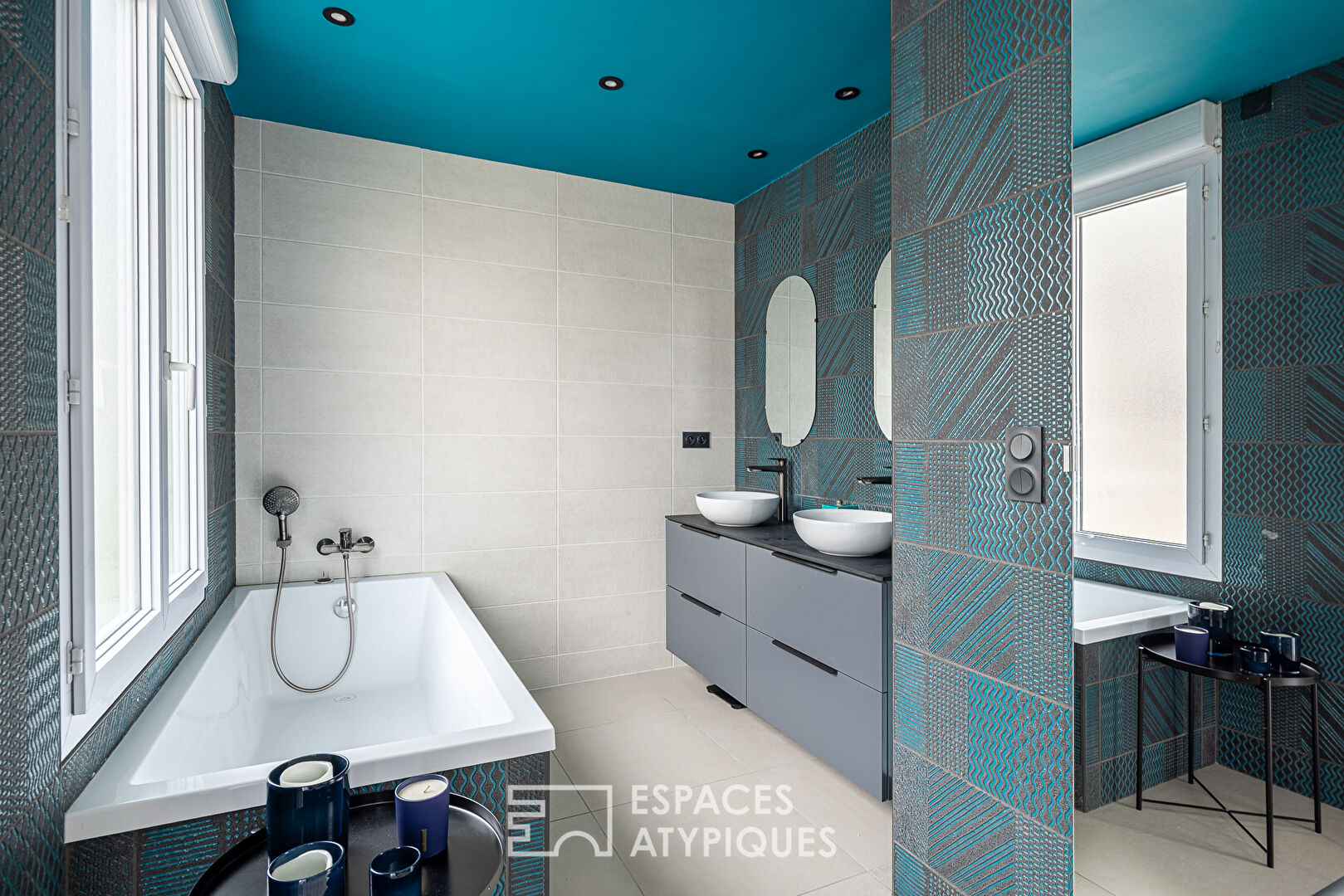 Toit terrasse rénové avec Vue Fourvière