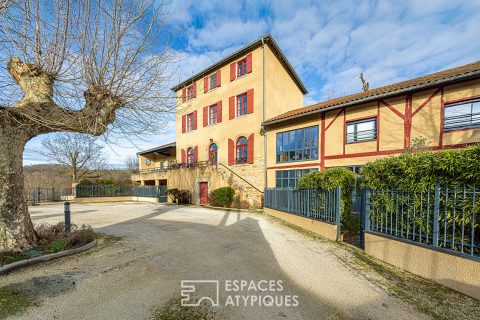 Appartement esprit loft avec jardin dans une ancienne ferme