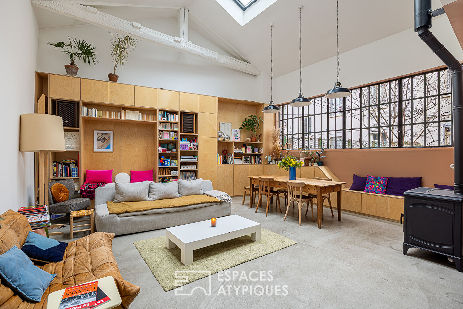 Loft avec terrasse proche de la place Saint Anne