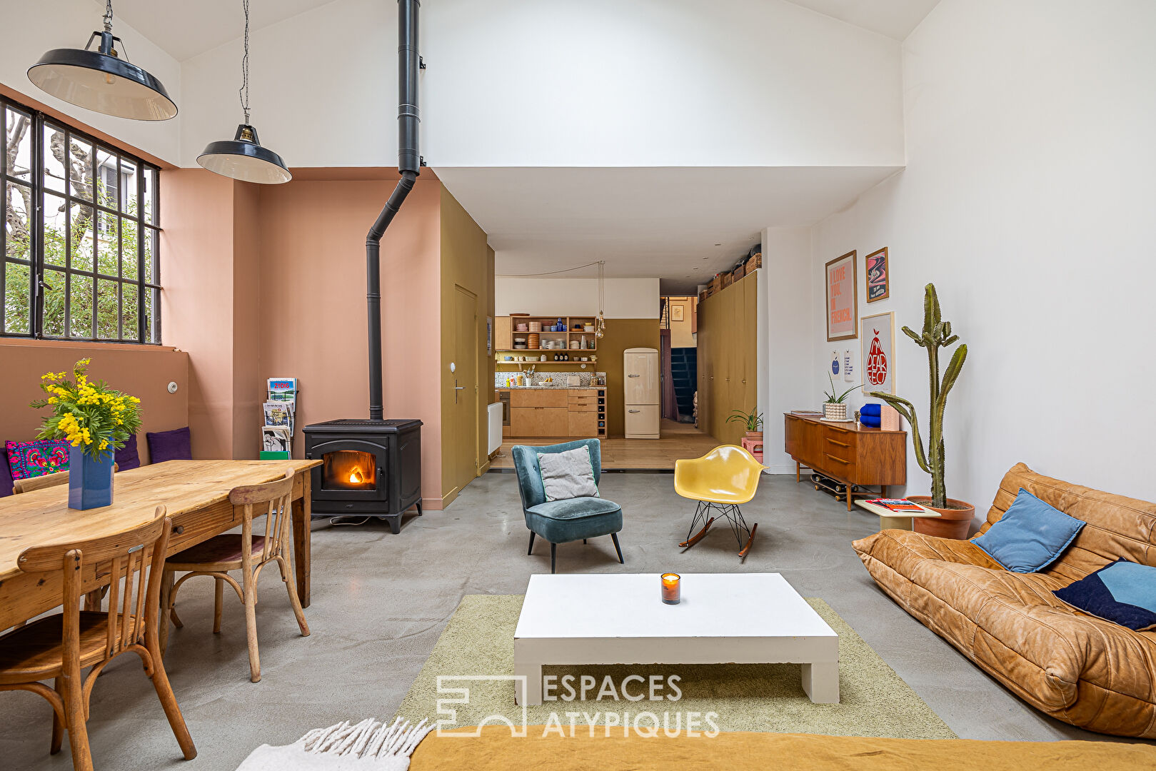 Loft avec terrasse proche de la place Saint Anne