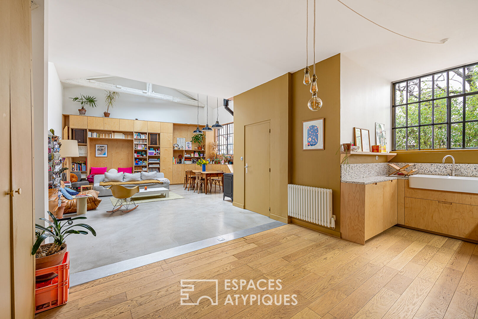 Loft avec terrasse proche de la place Saint Anne