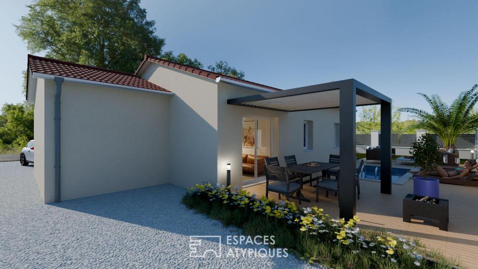 Projet de construction de maison sur les hauteurs de Vienne