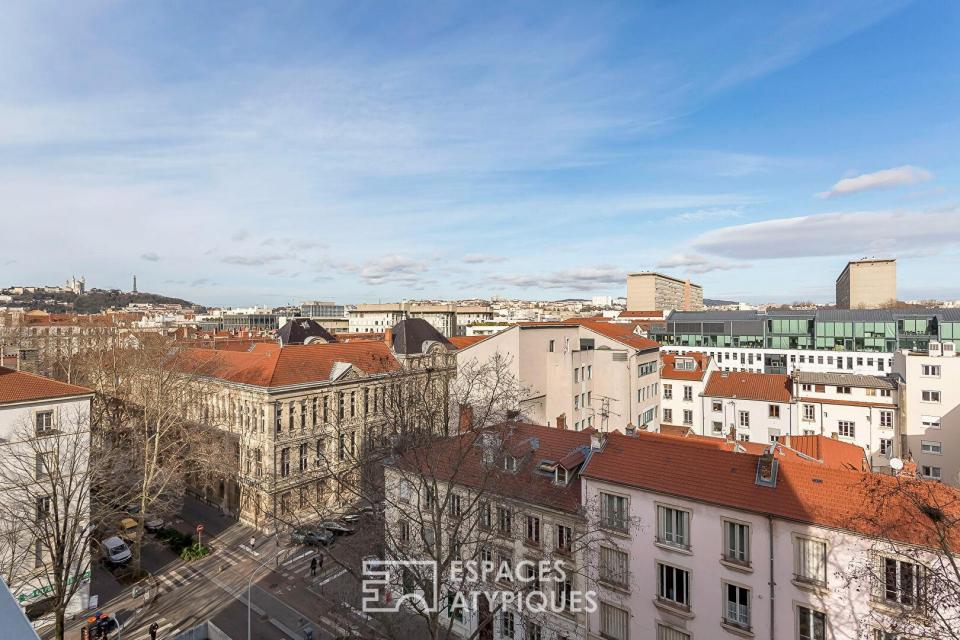 Appartement rénové avec vue