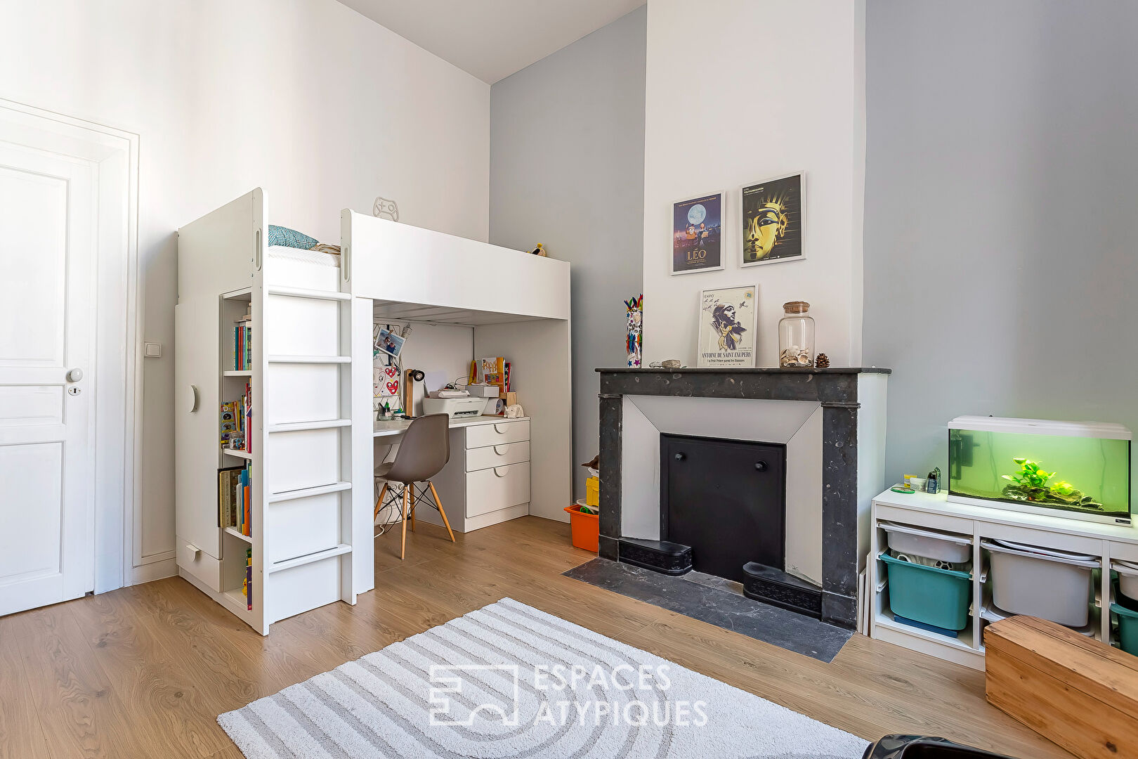 Lumière, calme et volumes au coeur des Pentes, limite Croix-Rousse