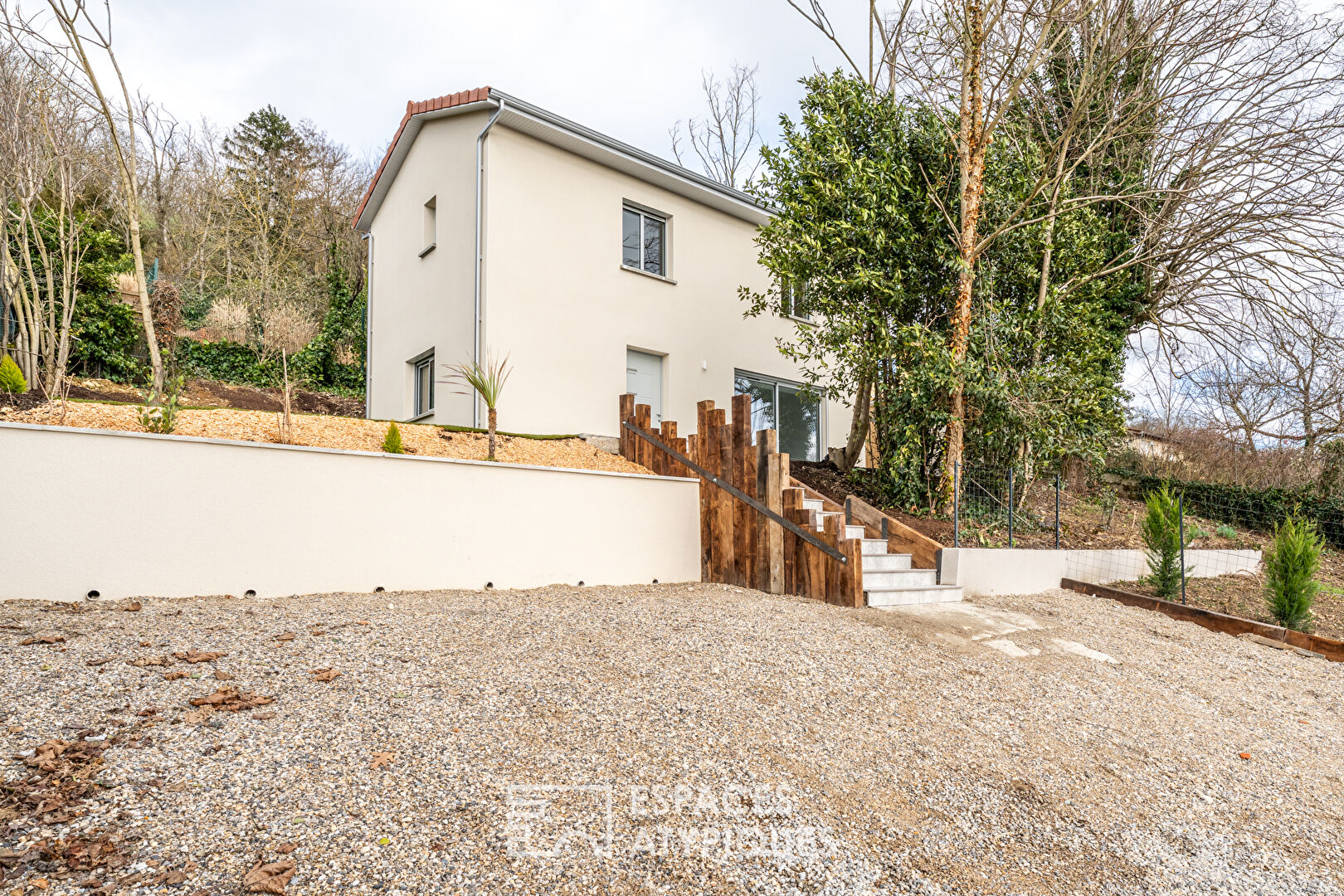 Maison neuve avec vue