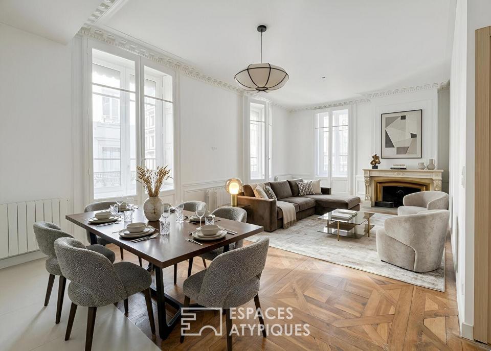 Appartement bourgeois entièrement rénové en plein coeur d'Ainay