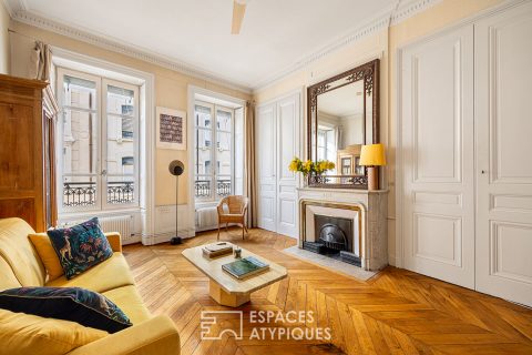 Bel appartement bourgeois au coeur du quartier d&rsquo;Ainay