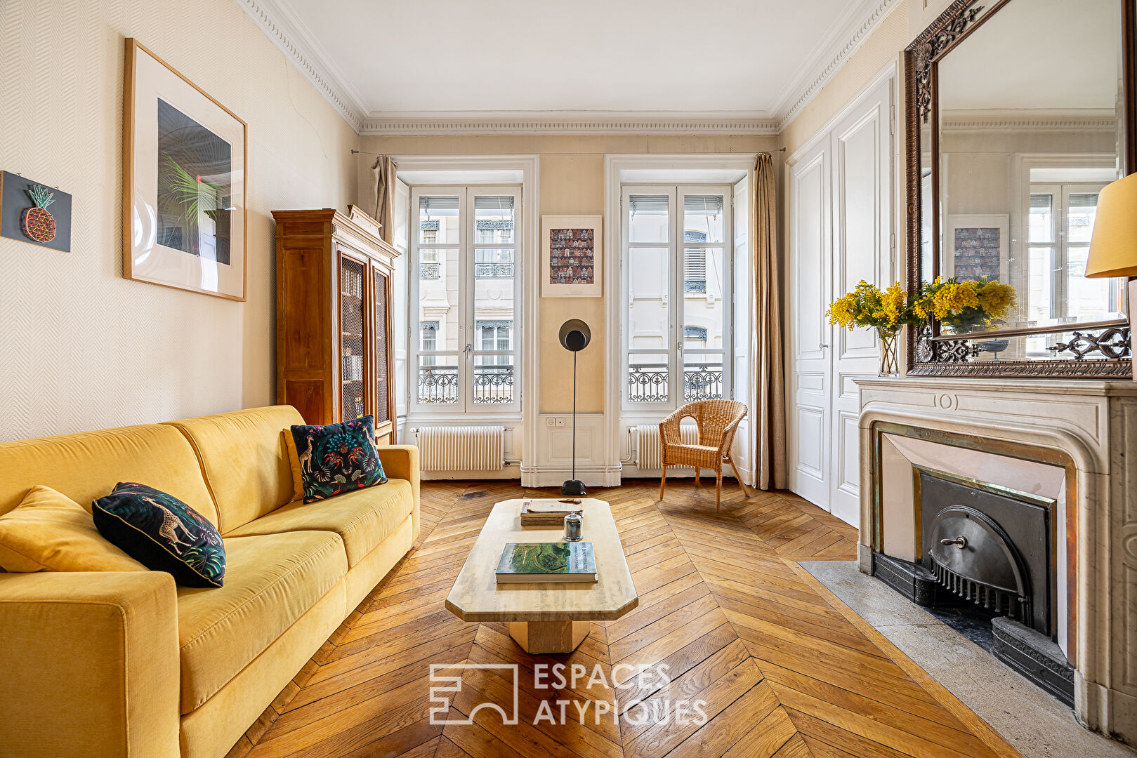 Bel appartement bourgeois au coeur du quartier d&rsquo;Ainay